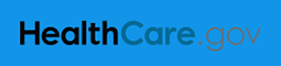 Incorrect HealthCare.gov logo usage against background color