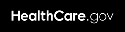Correct HealthCare.gov reversed out logo tag