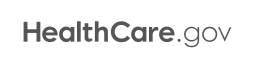 Correct HealthCare.gov gray logo tag
